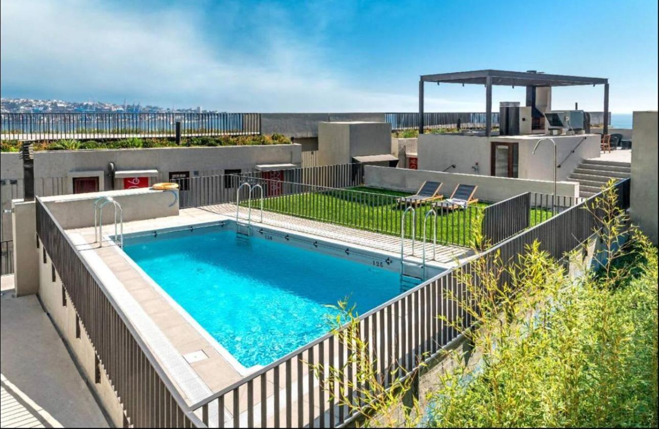 Hom I Estudio Con Preciosa Vista Al Mar * Valparaíso